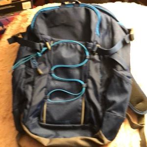 Brand New Kids Navy Blue Backpack with grey trim